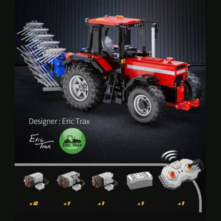 Remote Controlled Plowing Tractor 1675pcs