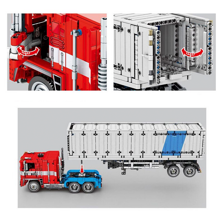 Remote Controlled Cargo Truck 2072pcs