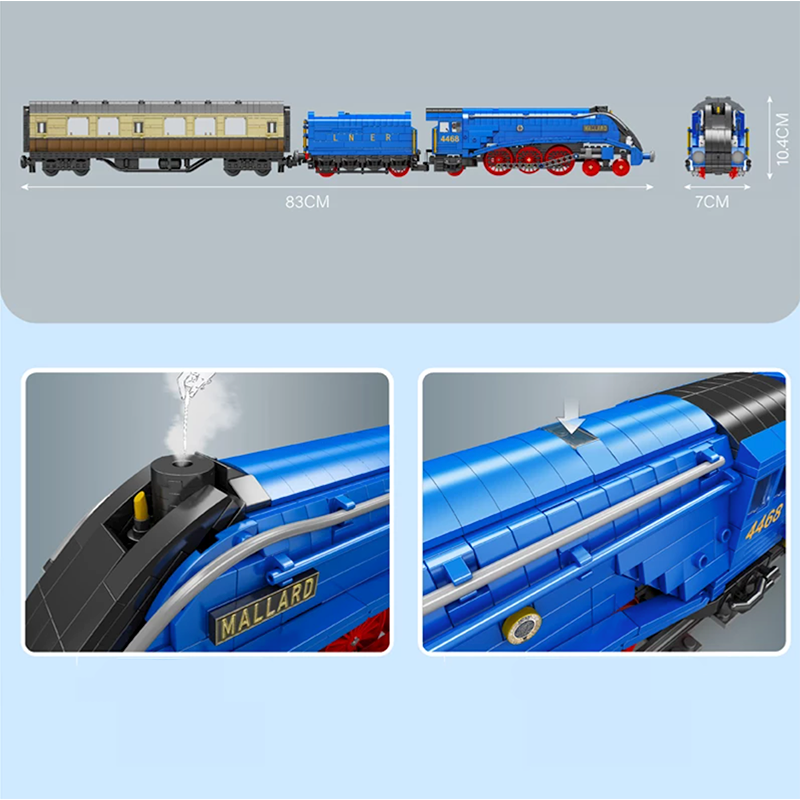 Class A4 Pacific Mallard 2138pcs