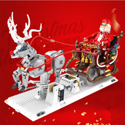 Santa & Reindeer Kinetic Sculpture 1571pcs