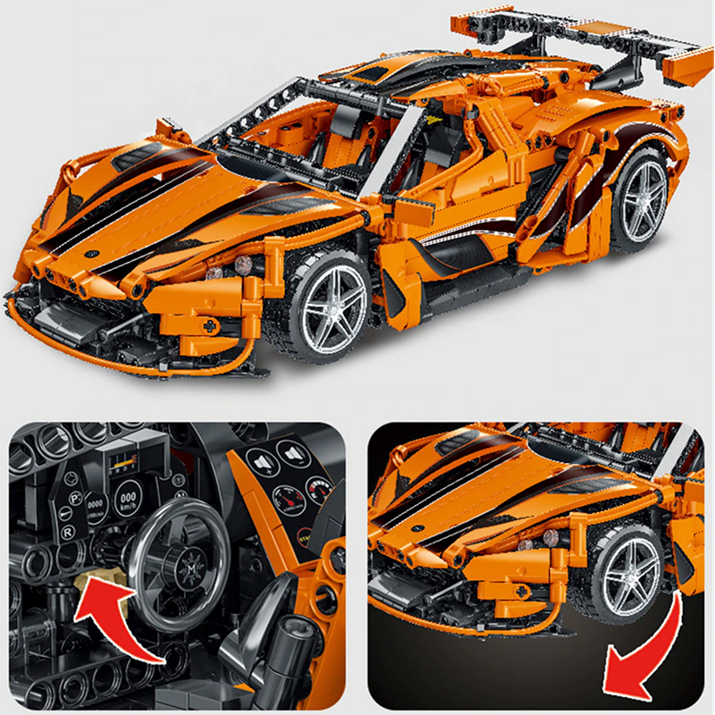 The "Intense Emotion" Hypercar 1396pcs