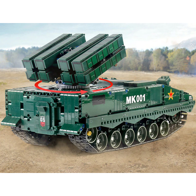 Remote Controlled Missile Shooter 1689pcs