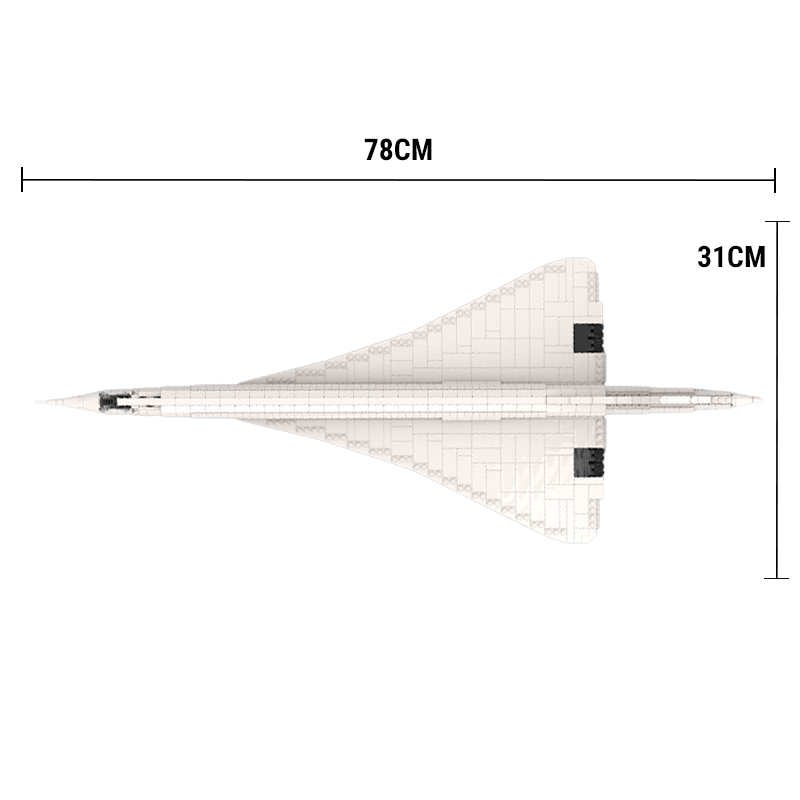 The Ultimate 78cm Concorde 1465pcs